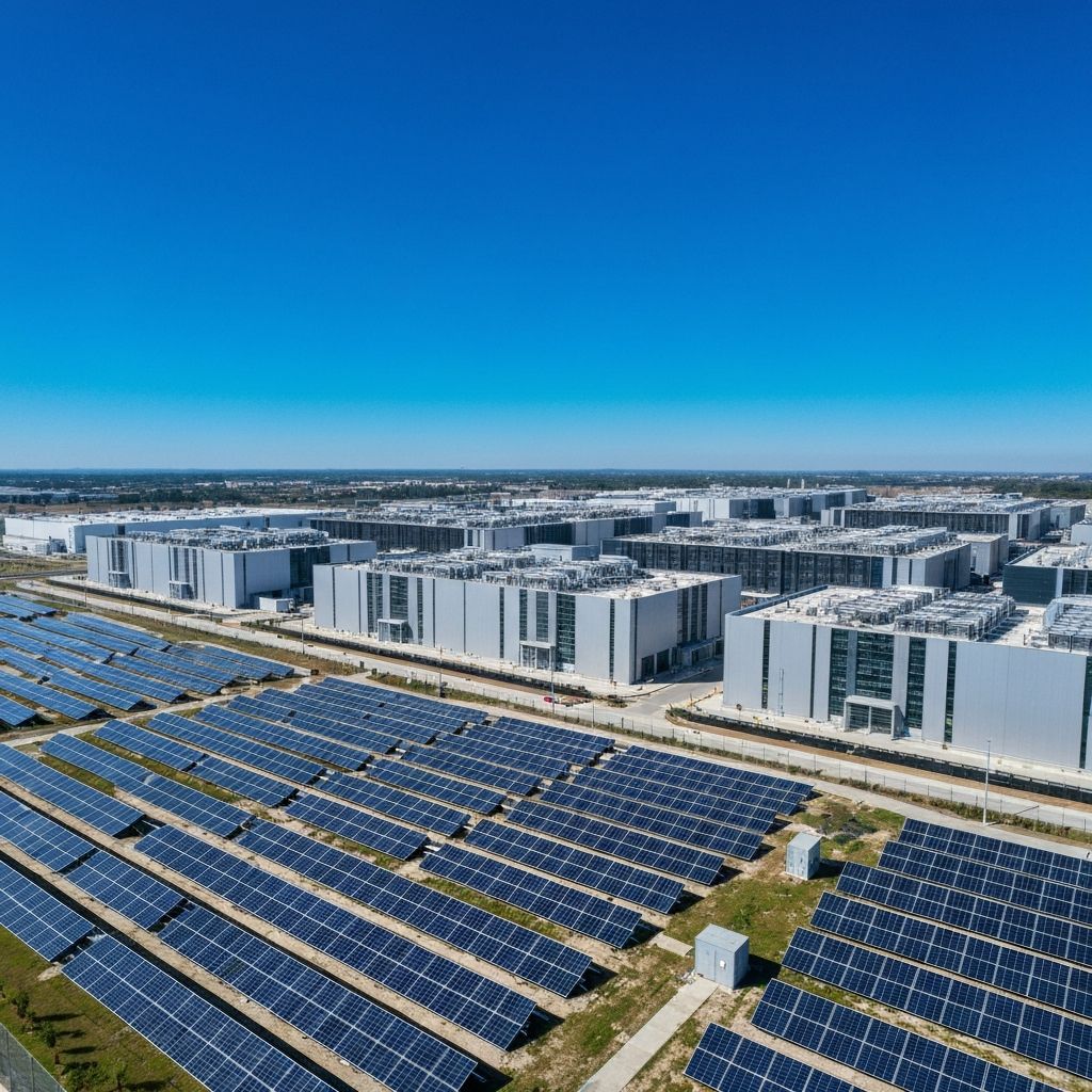 Data center campus powered by Sunraycer